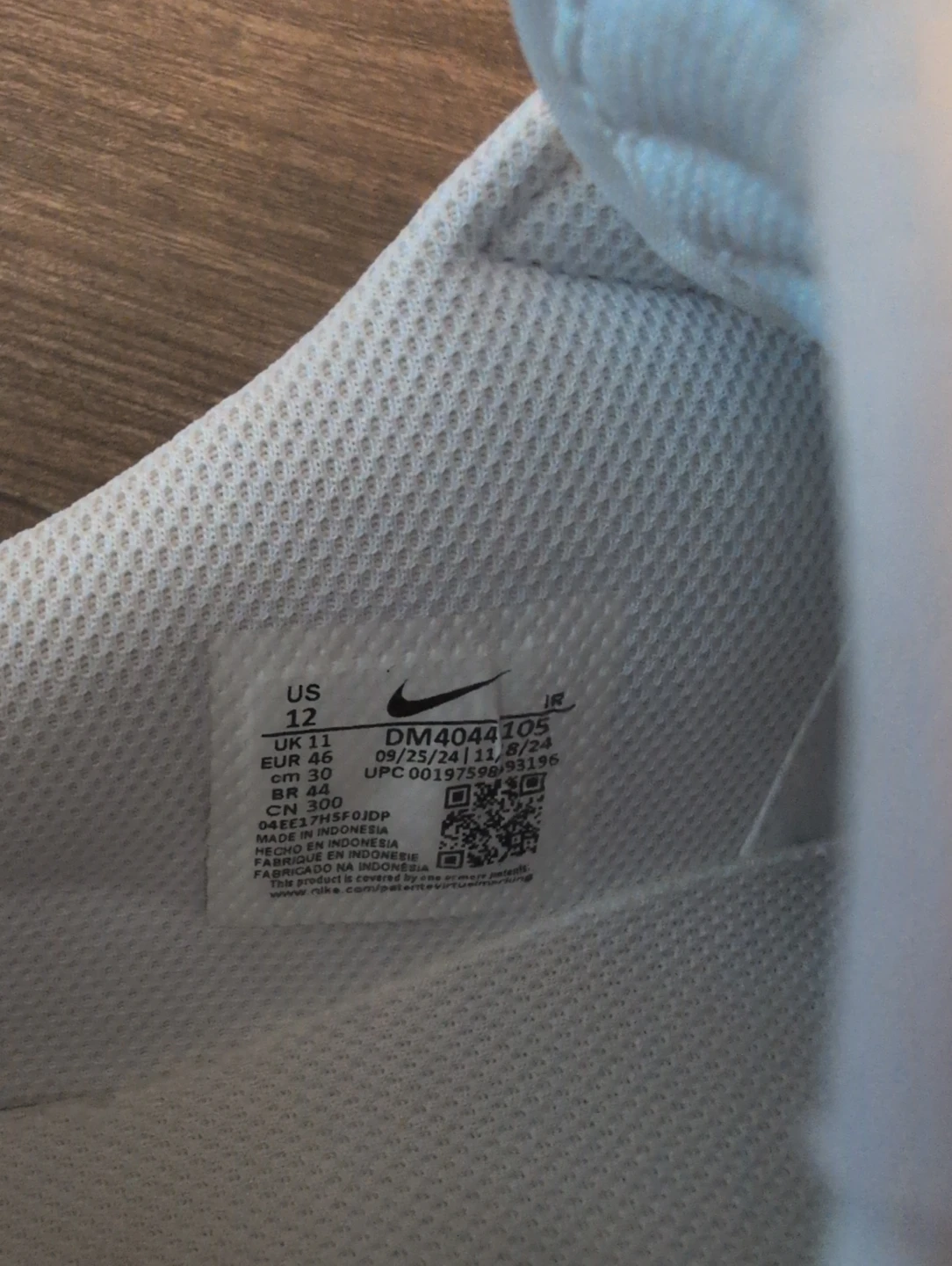 Nike Cortez White/Black Sneakers - US men's Size 12 - photo 3