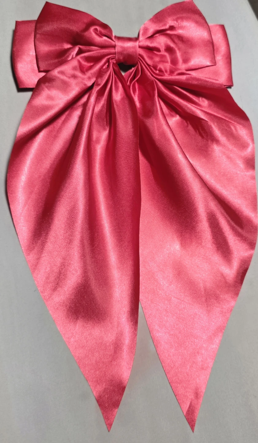 Satin Bow Hair Clip