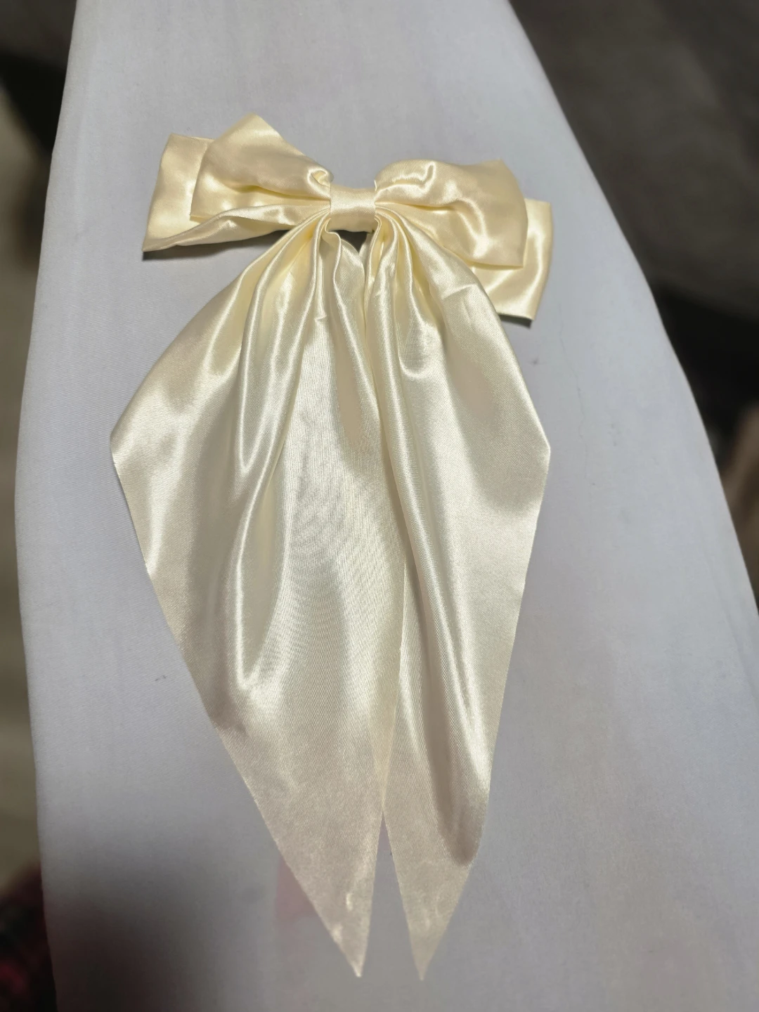 Satin Bow Hair Clip - photo 2