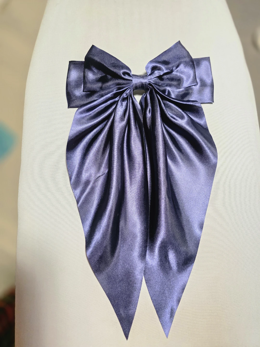 Satin Bow Hair Clip - photo 3