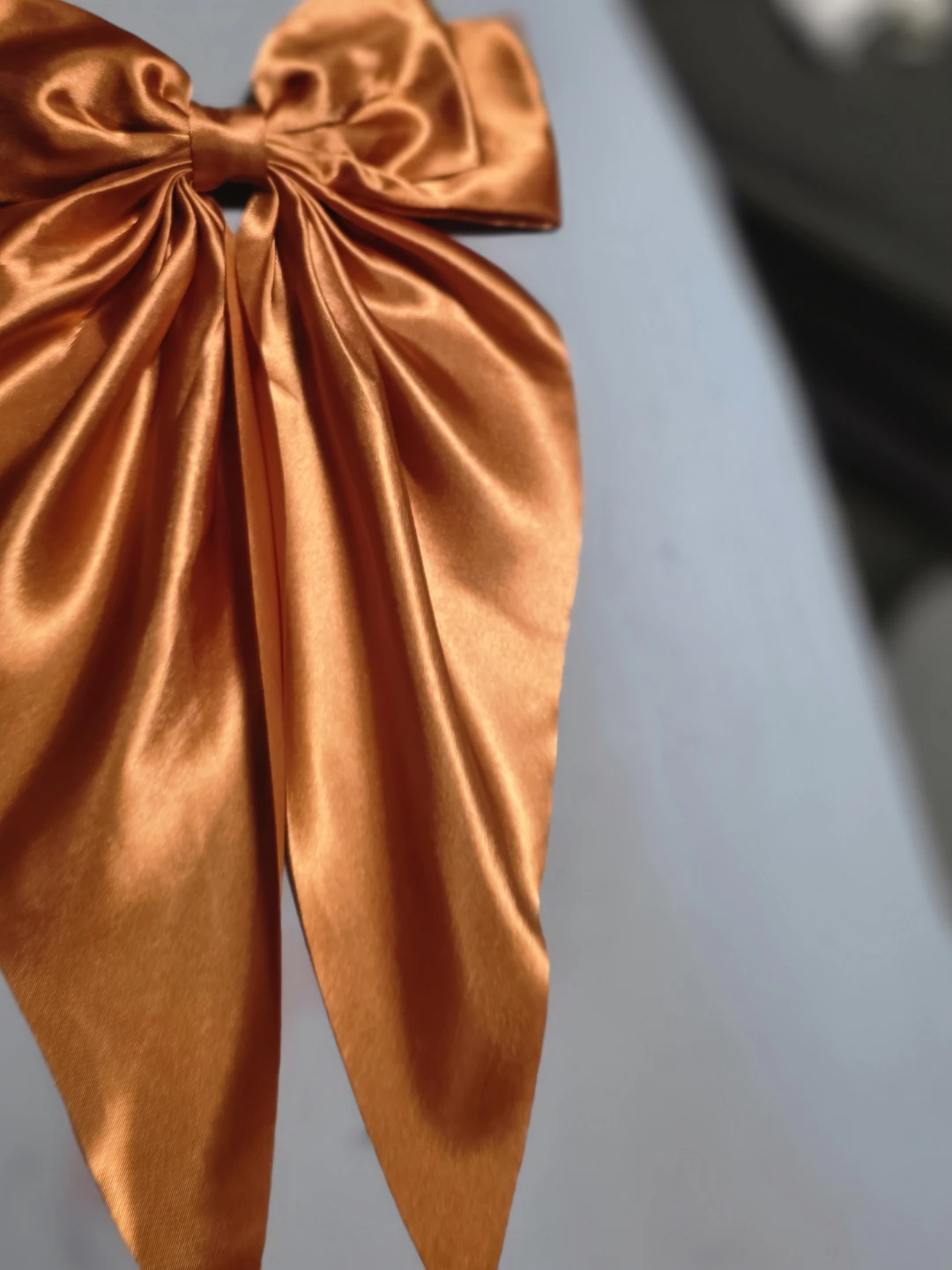 Satin Bow Hair Clip - photo 4