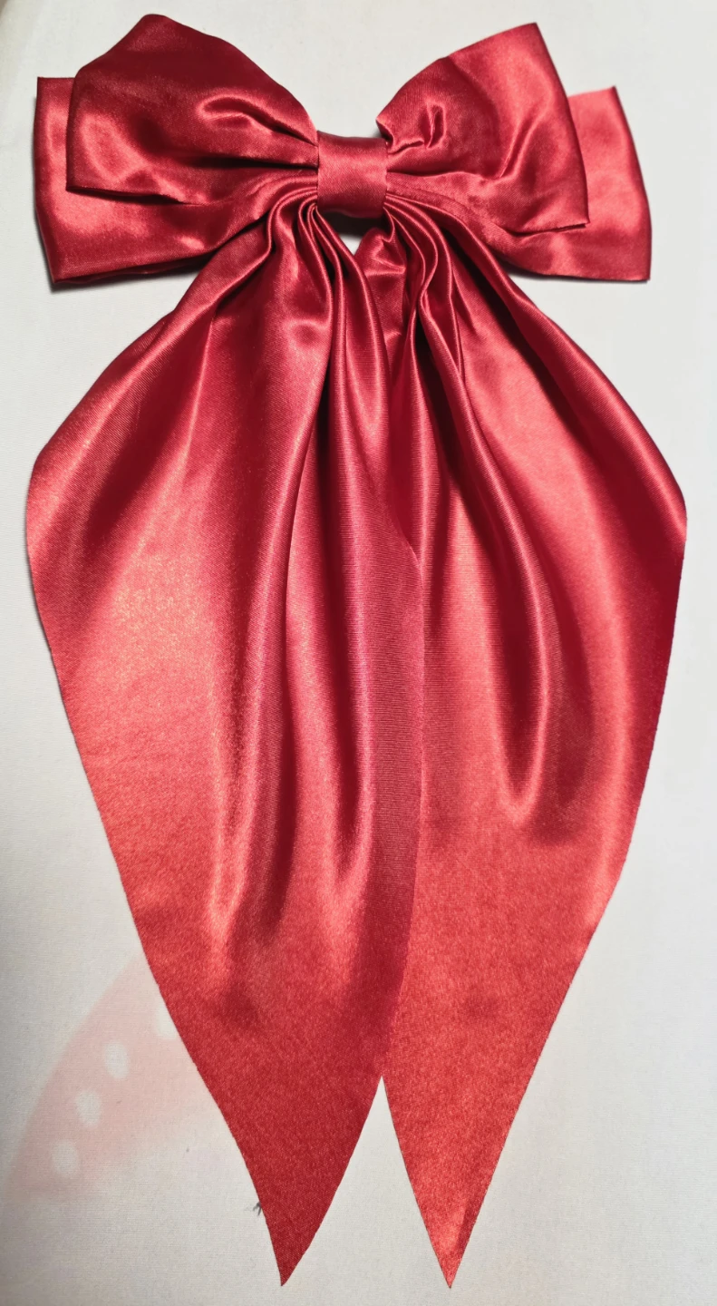 Satin Bow Hair Clip - photo 5
