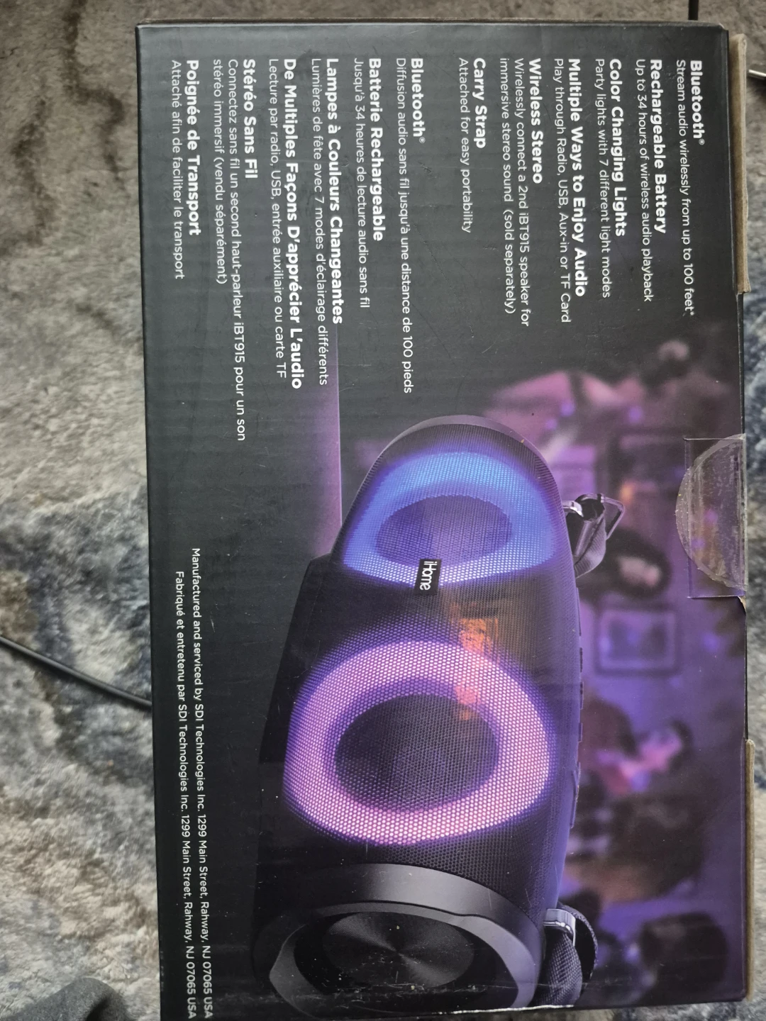 iHome Color Changing Portable Boombox - photo 2