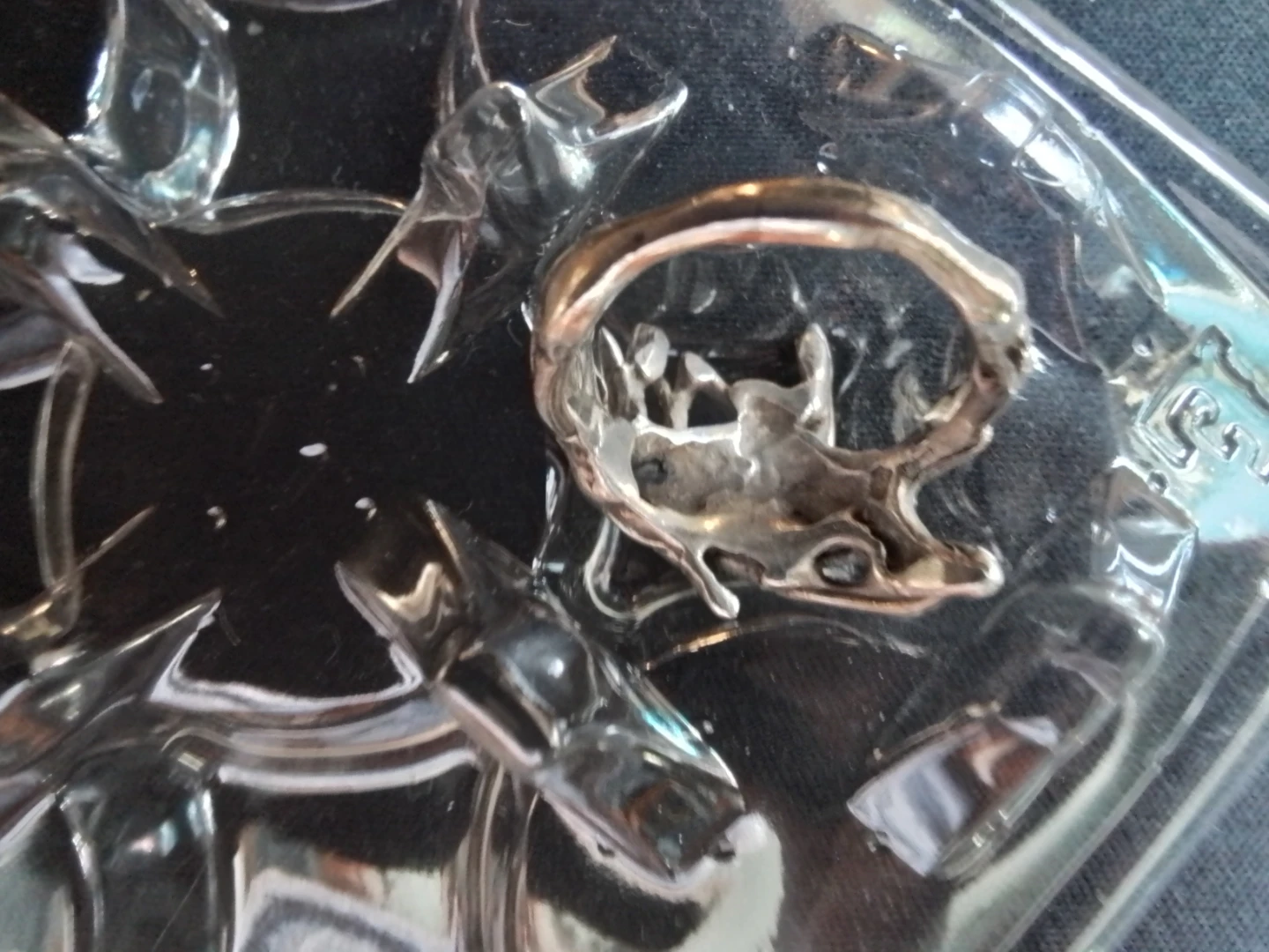 Unique Brutalist Sterling Silver Ring - photo 3