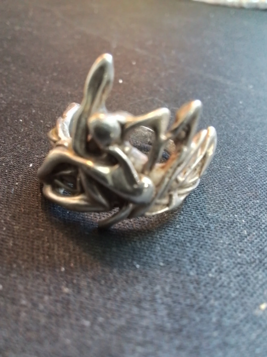 Unique Brutalist Sterling Silver Ring - photo 5