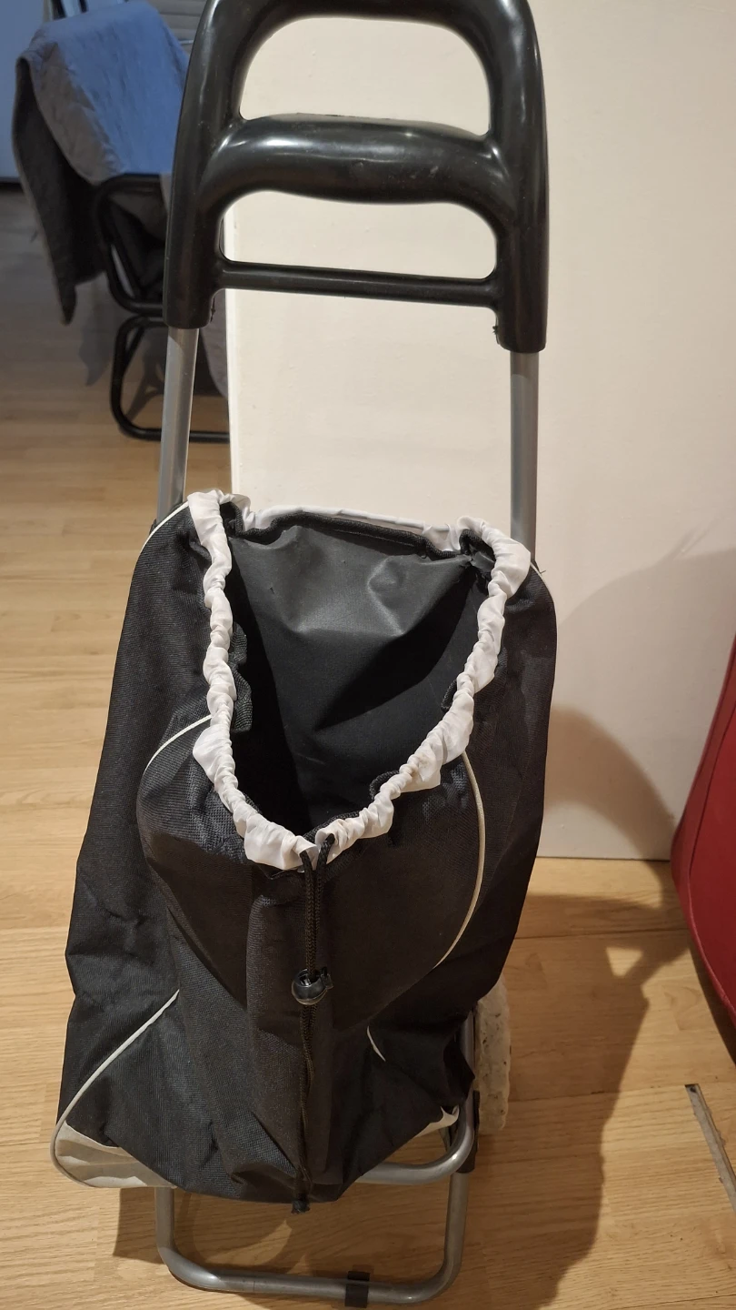 Black Shopping Trolley Cart - photo 2