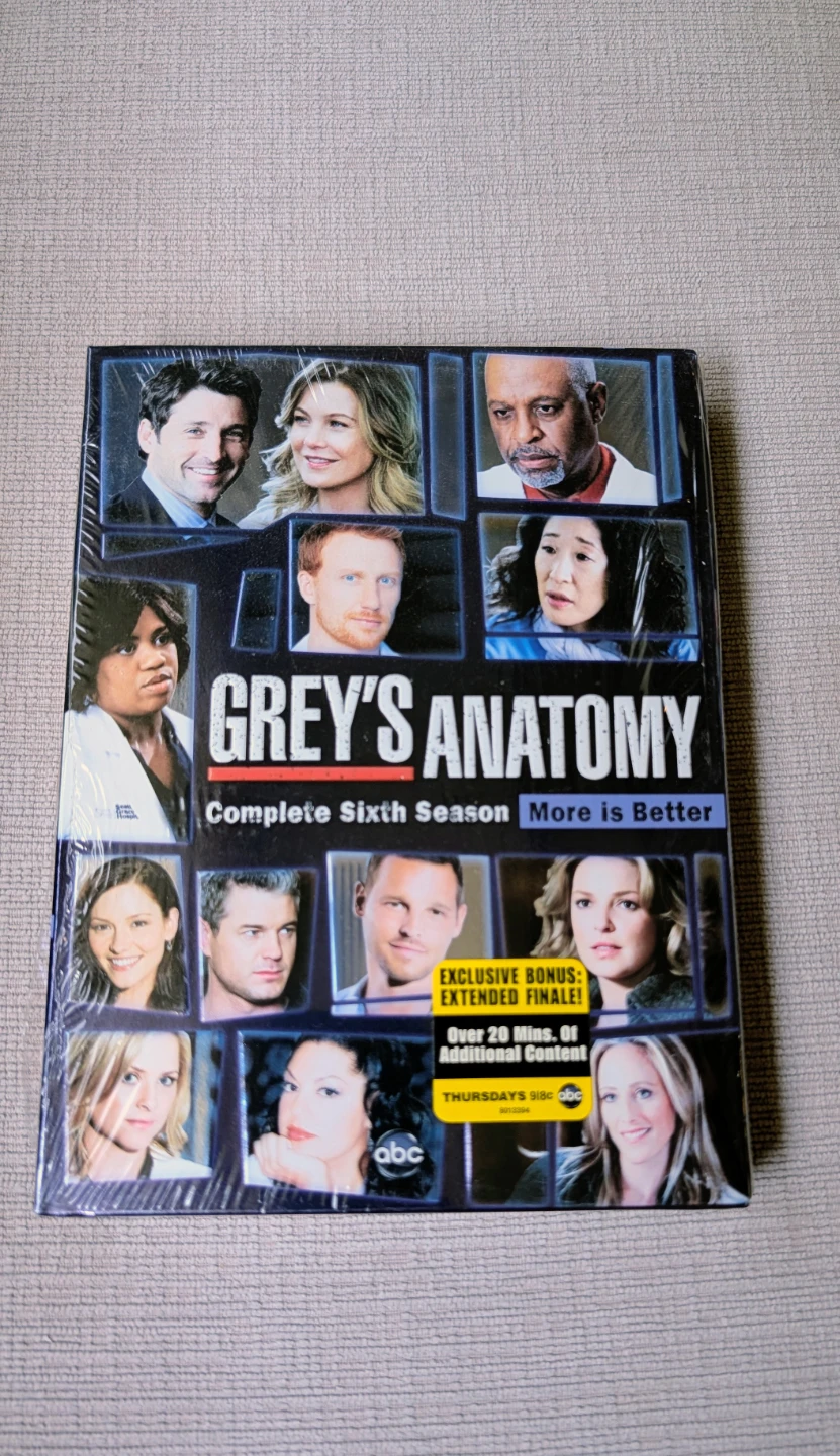 Brand New Grey's Anatomy Complete Sixth Season DVD Set