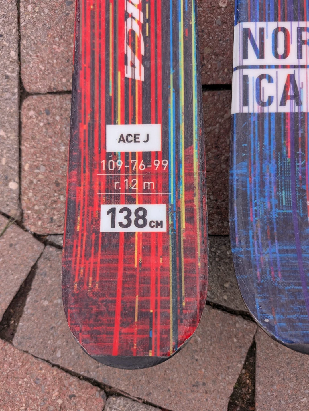 Nordica Ace J Skis with Marker Bindings - 138cm - photo 4