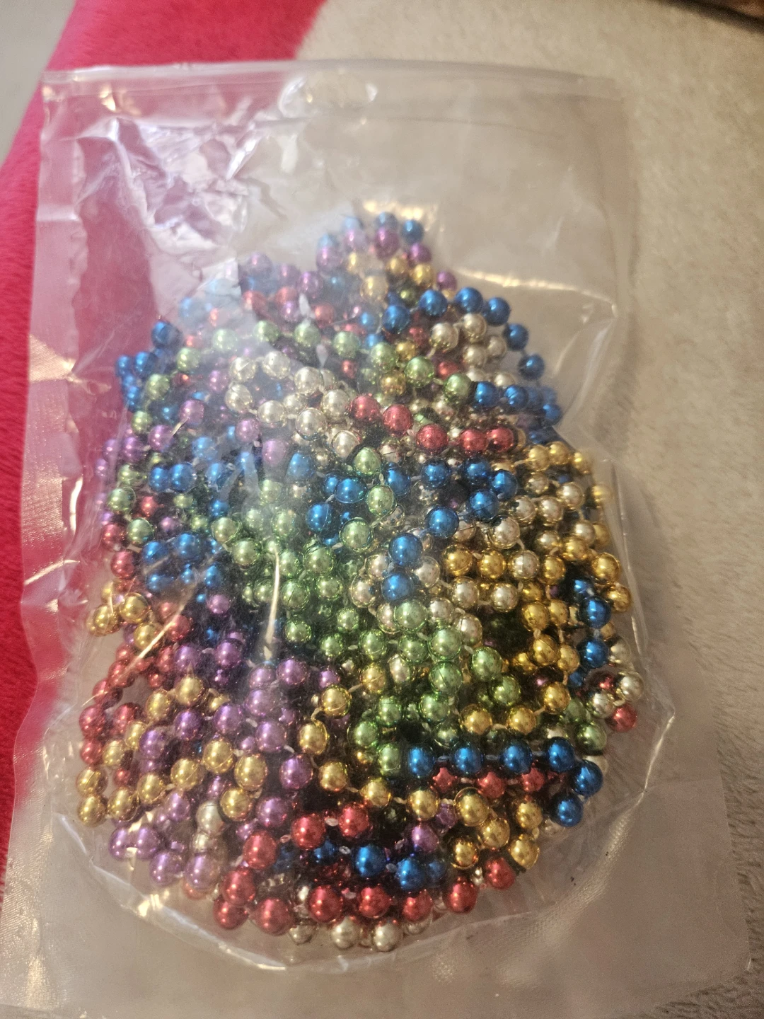 Assorted Colour Beaded Necklaces