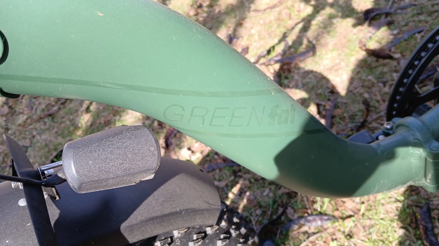 Green Fat Tire Electric Bike with Basket - photo 2