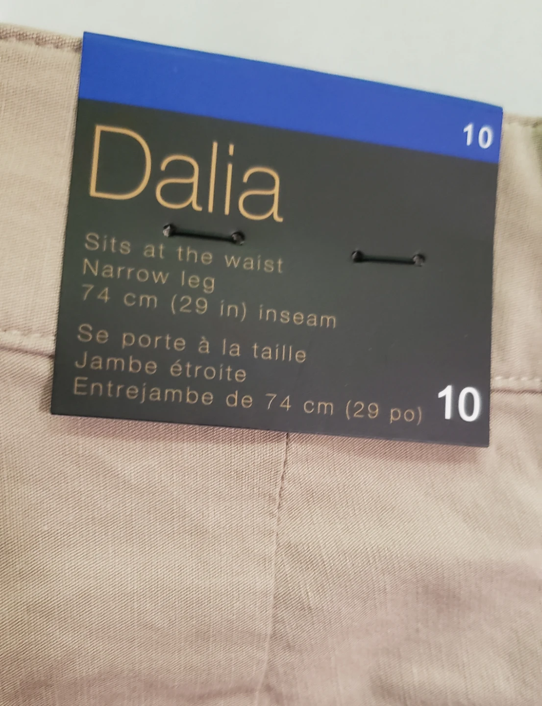 Brand New Dalia SitsAt The Waist Narrow Leg - photo 4