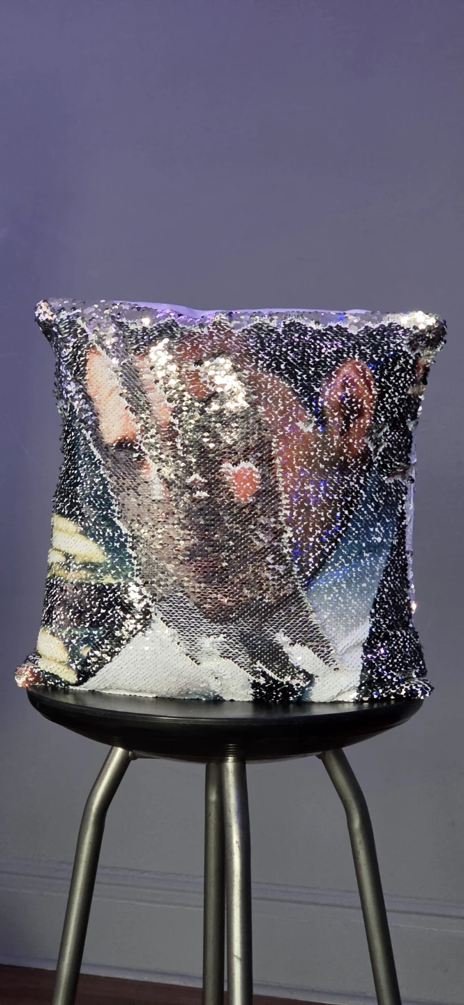 Henry Cavill Sequin Mermaid Pillow - photo 2