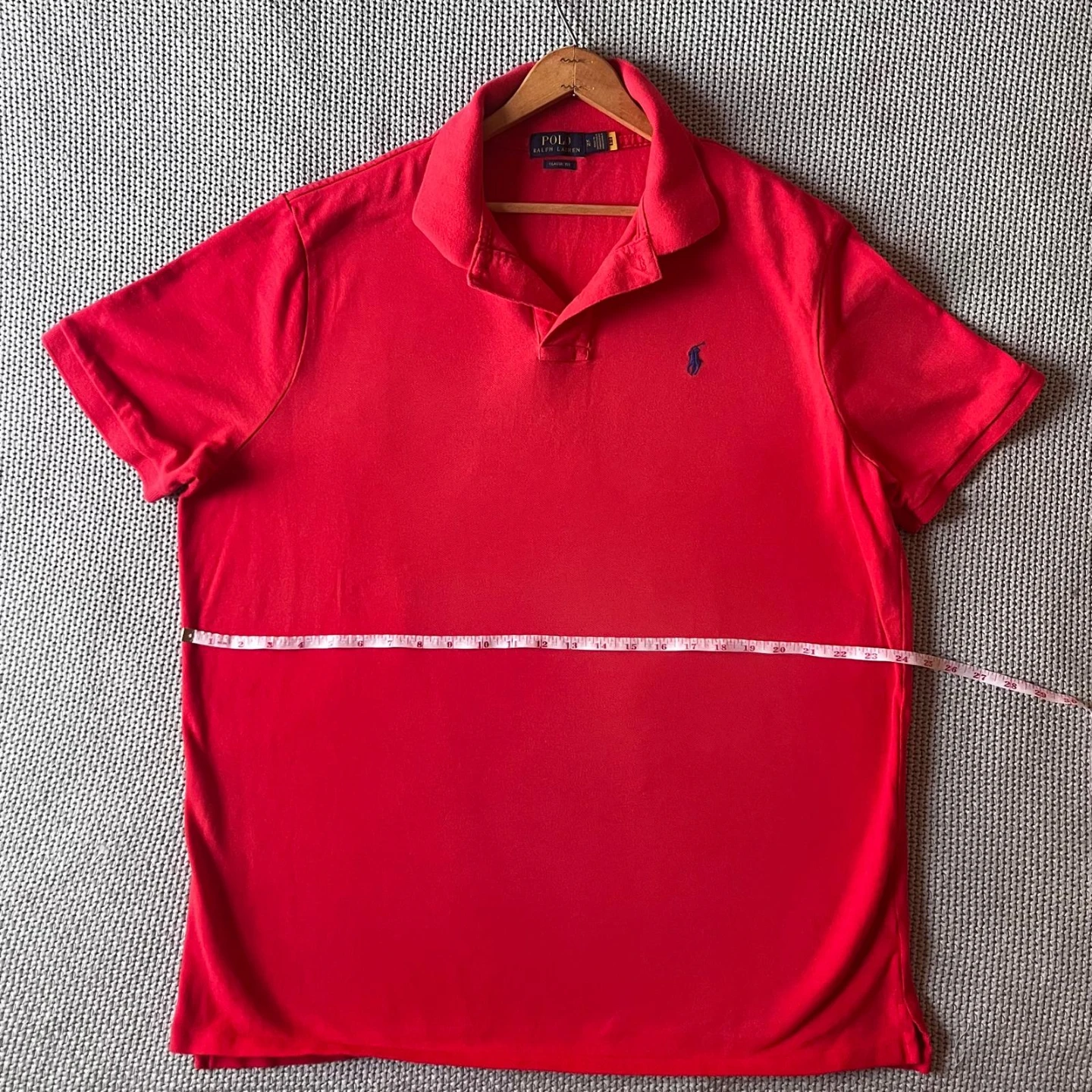 Ralph Lauren Polo Shirt Classic Fit Red XL