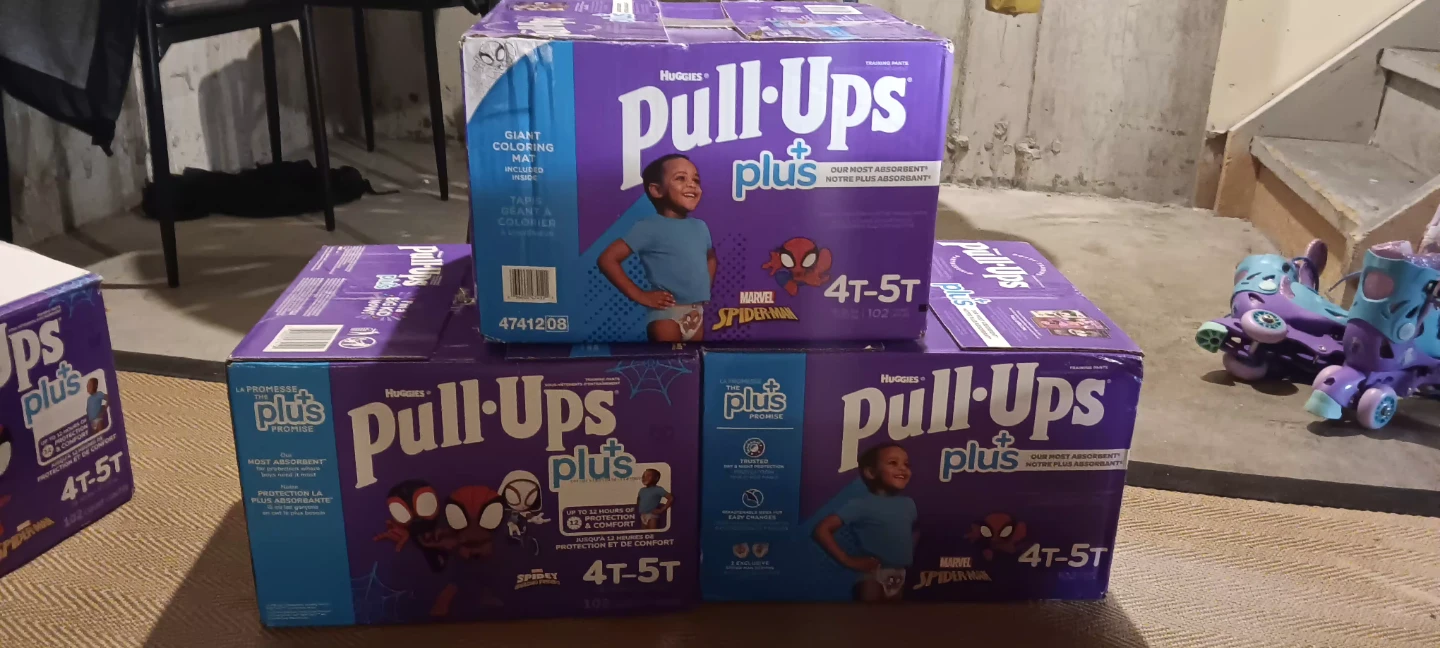 Huggies Pull-Ups Plus 4T-5T Training Pants (3 Boxes)