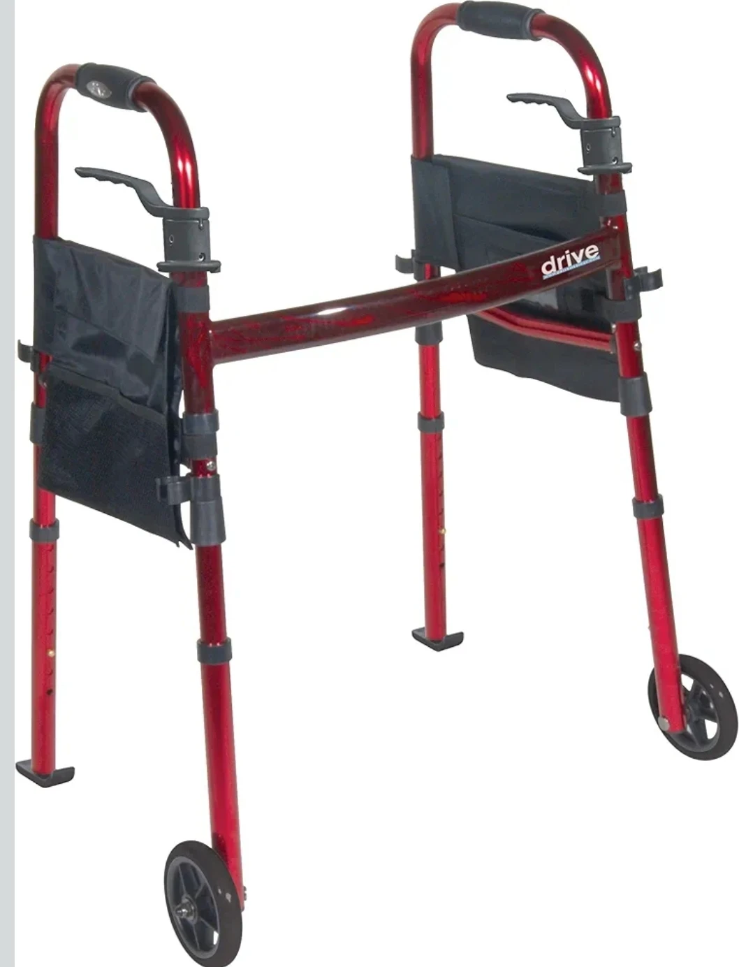 Drive Medical Folding Walker with Wheels - photo 2