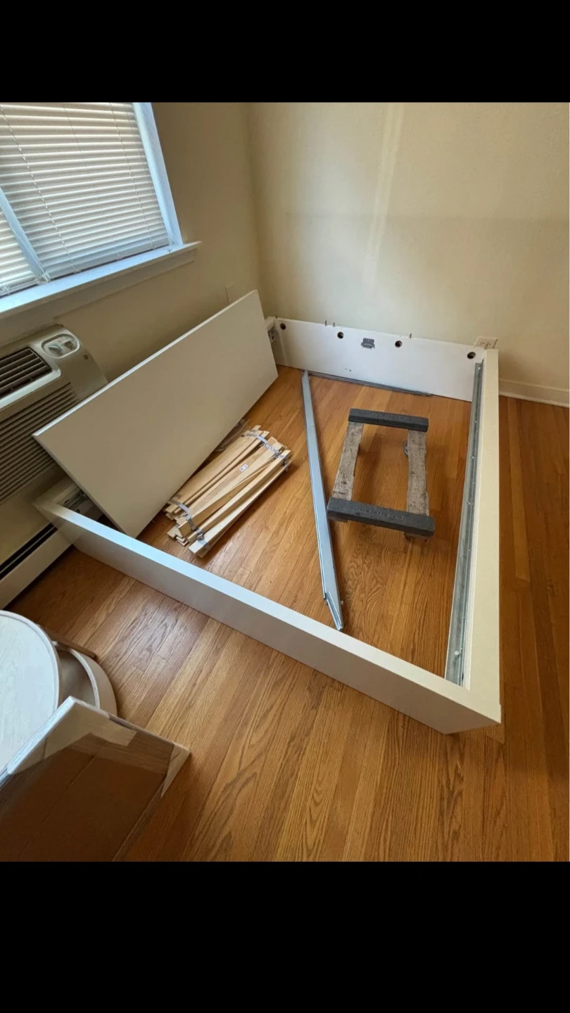 Queen Bed Frame with Slats