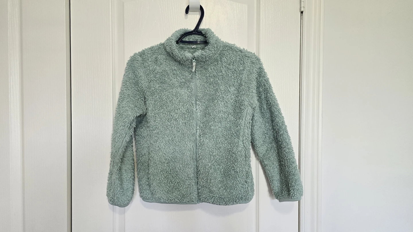 Uniqlo Kids Fleece Jacket Size 9-10y Green