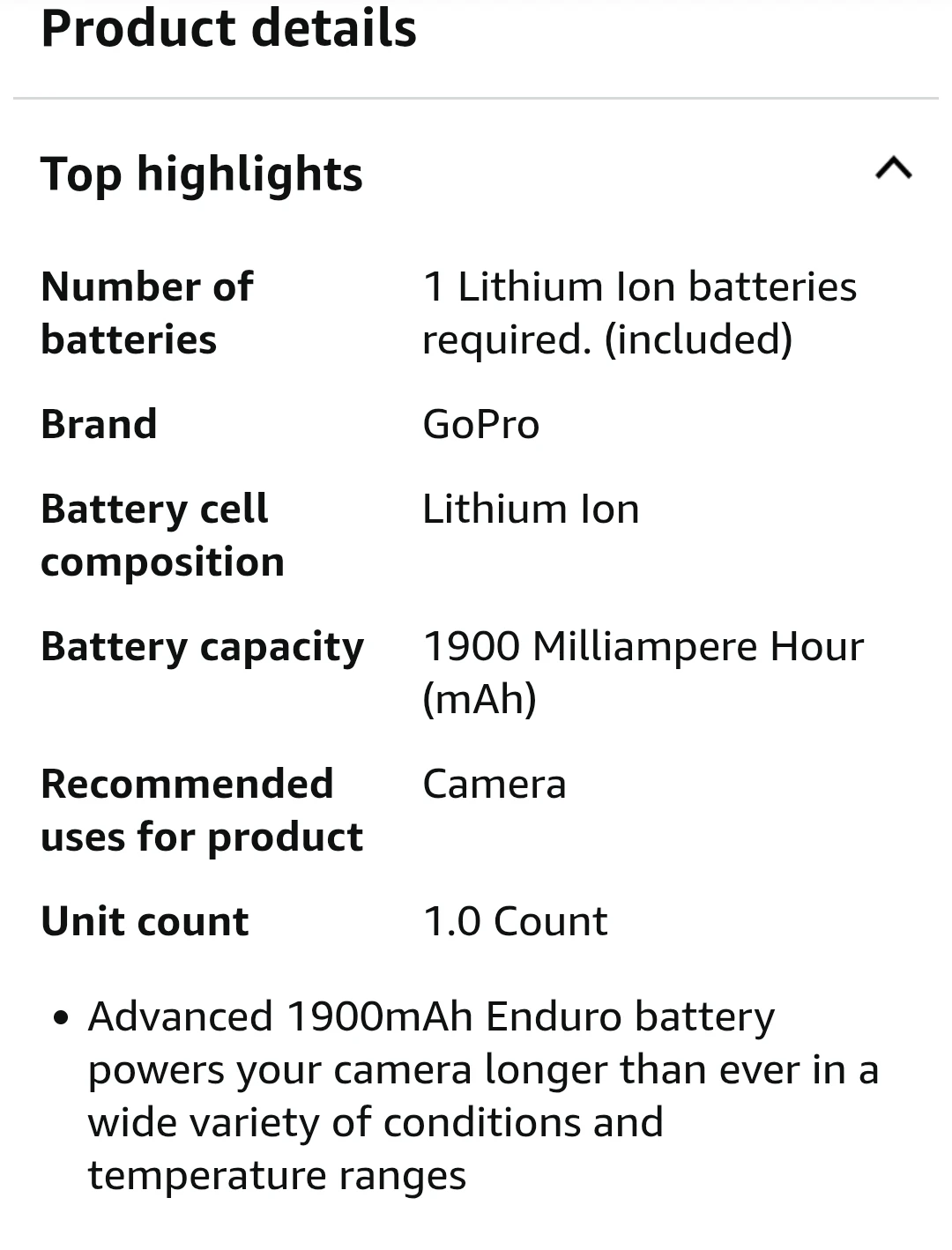 GoPro HERO13 Black Enduro Rechargeable Battery - photo 5