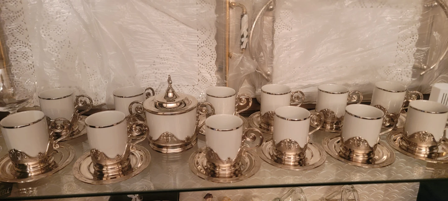 Antique Italian Cappuccino/ Espresso Cup Set