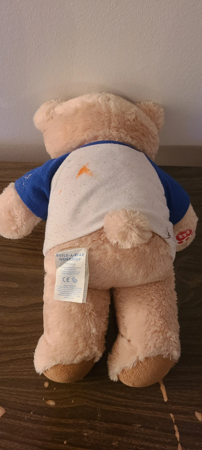 Build-A-Bear Lil Brownie Cub Teddy Bear 16" outfit skull cross - photo 2