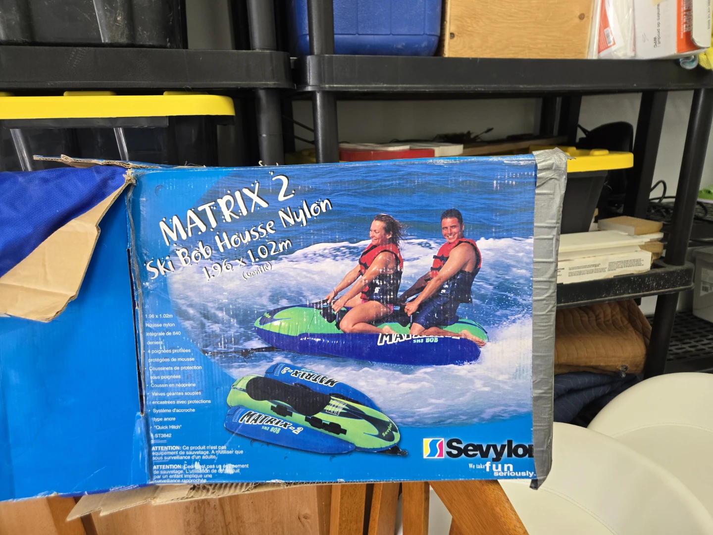 Sevylor Matrix 2 Ski Bob Tube 1.96 x 1.02m