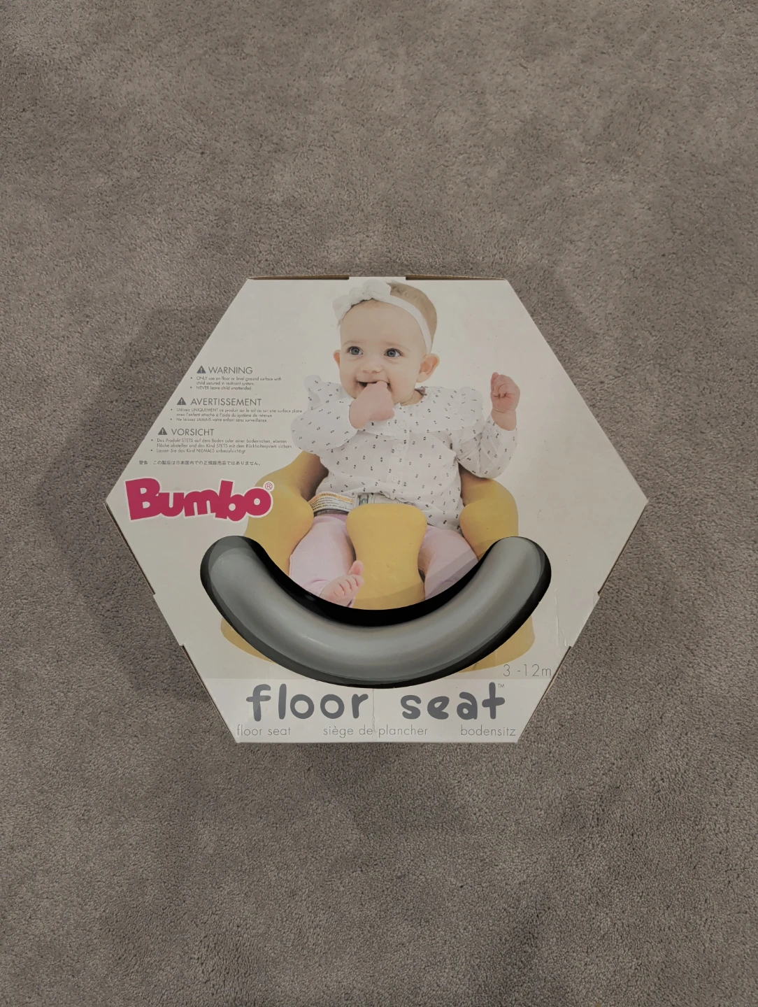 Bumbo Floor Seat for Babies 3-12 Months [NEVER USED]
