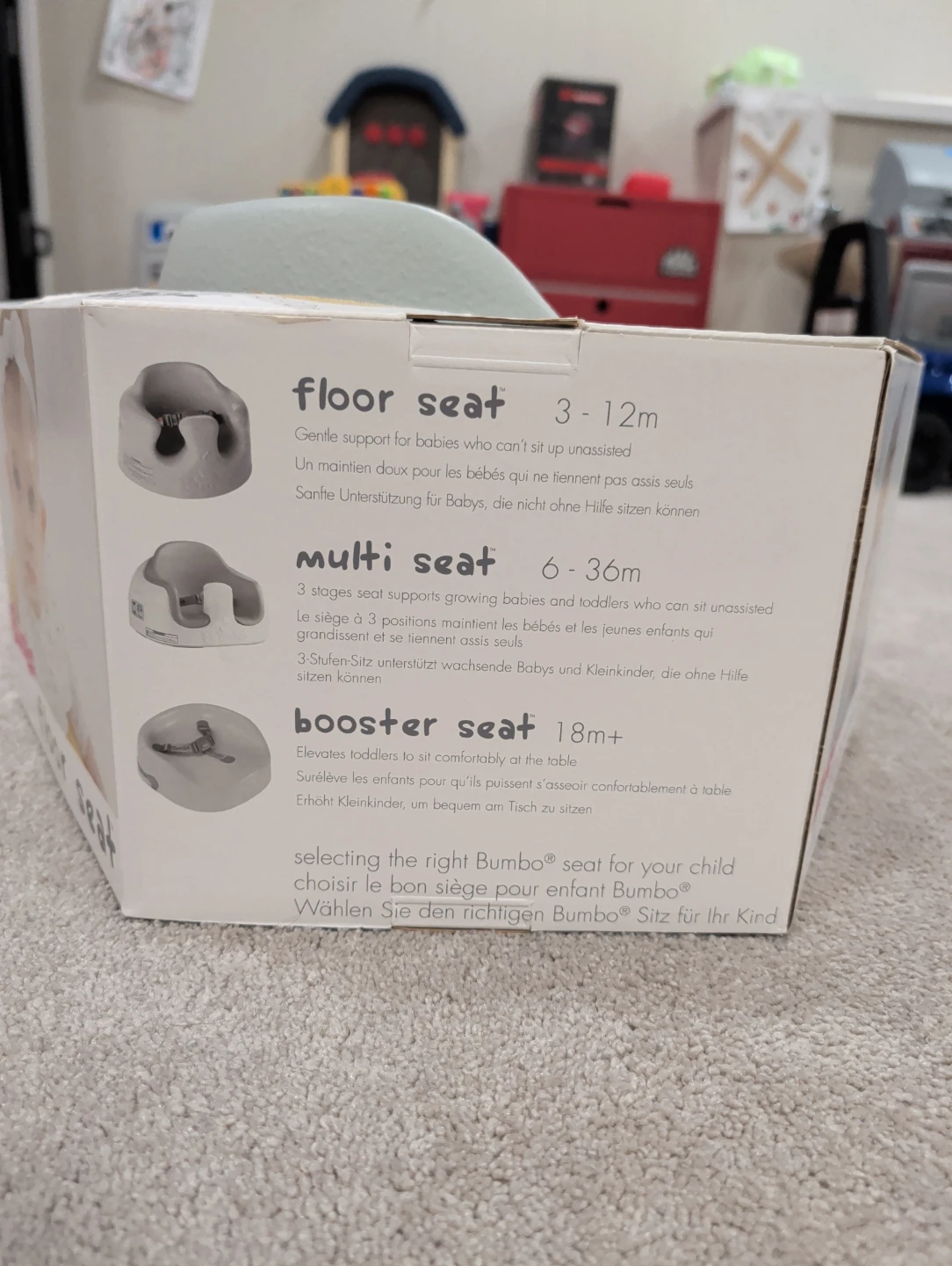 Bumbo Floor Seat for Babies 3-12 Months [NEVER USED] - photo 2