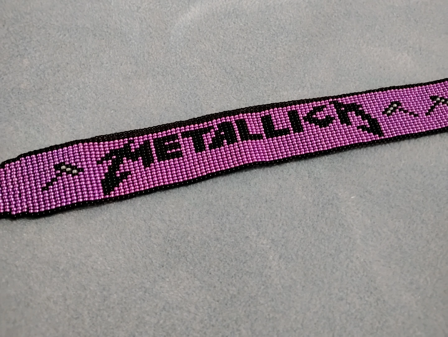 Metallica "Kill 'Em All" Beaded Keychain