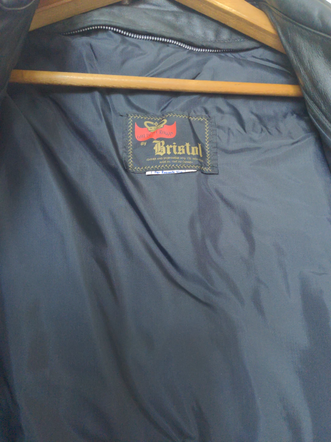 Bristol Black Leather Bomber Jacket - photo 3