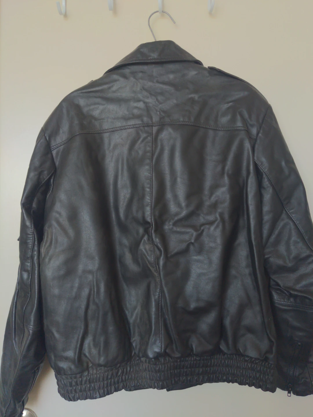 Bristol Black Leather Bomber Jacket - photo 5