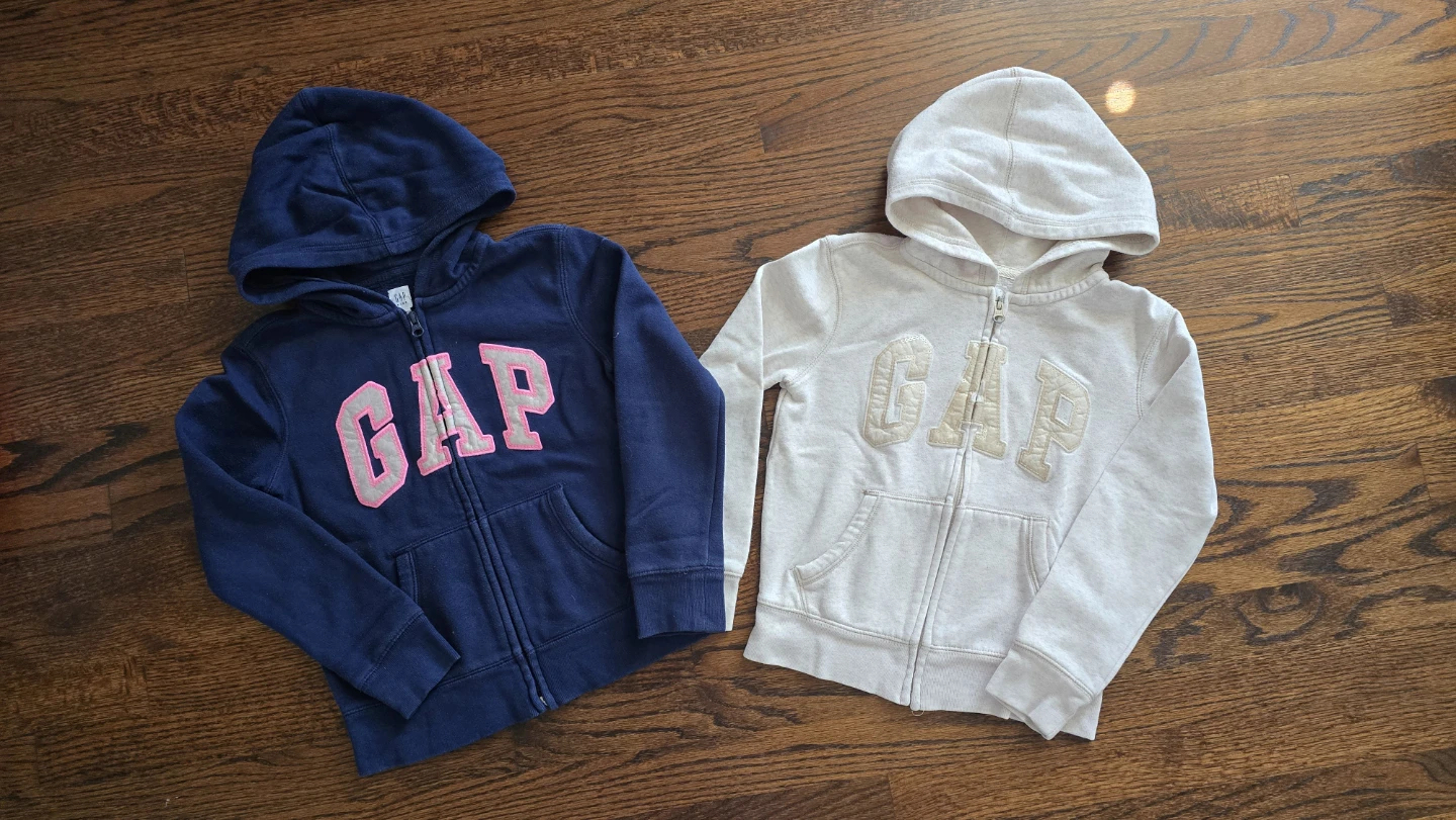 2 GAP Kids Full-Zip Hoodie - Size 8Y