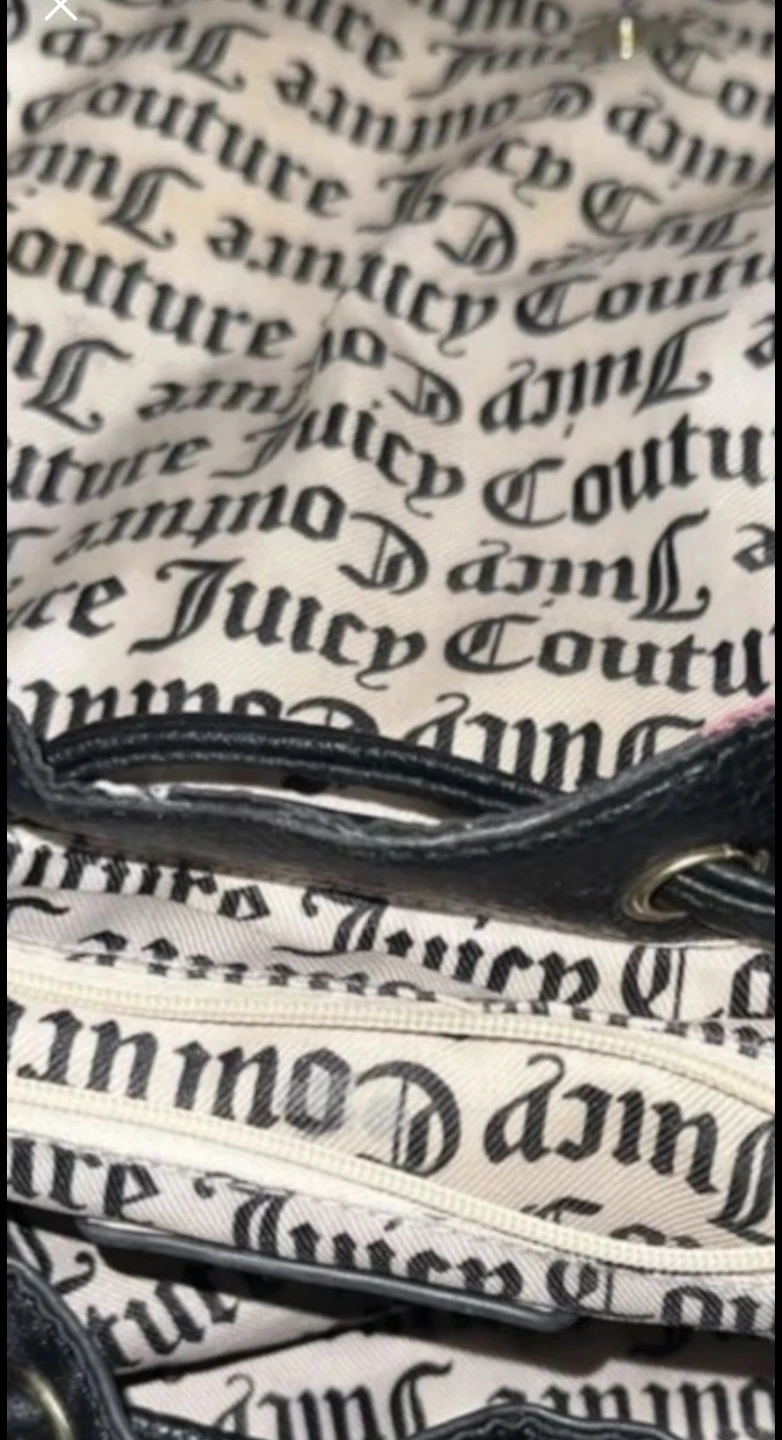 Juicy Couture Black Backpack with I Love Juicy Print - photo 3