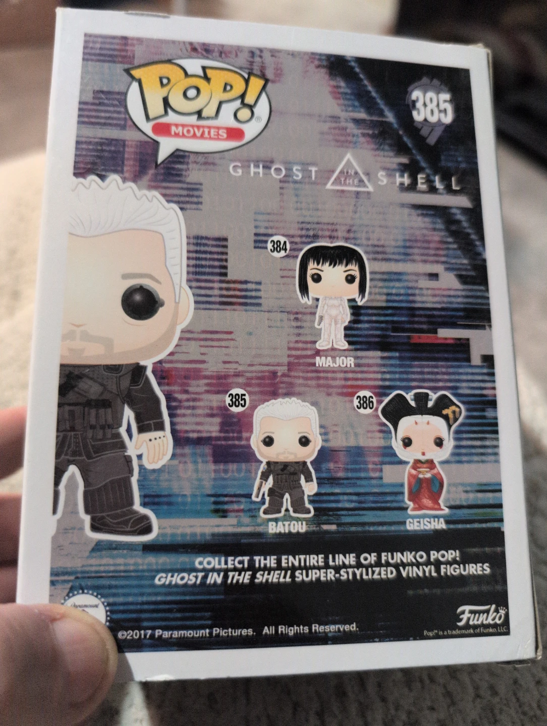 Funko Pop! Movies Ghost in the Shell Batou #385 Vinyl Figure - photo 2