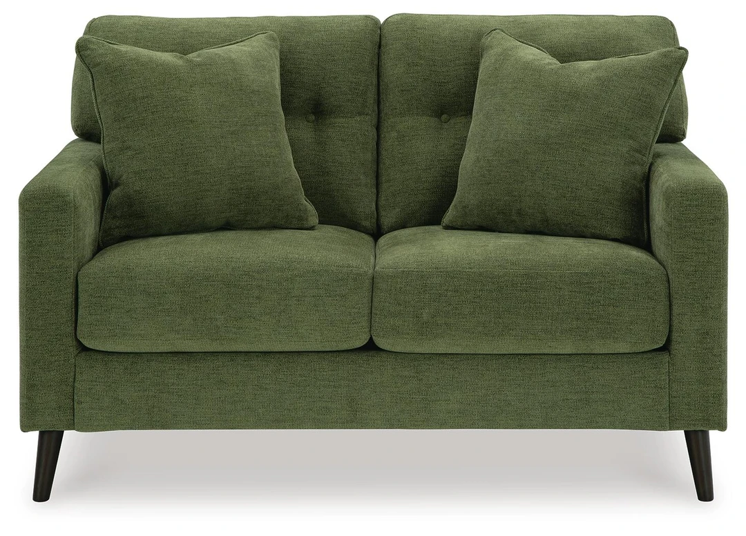 Green love seat & sofa - photo 2