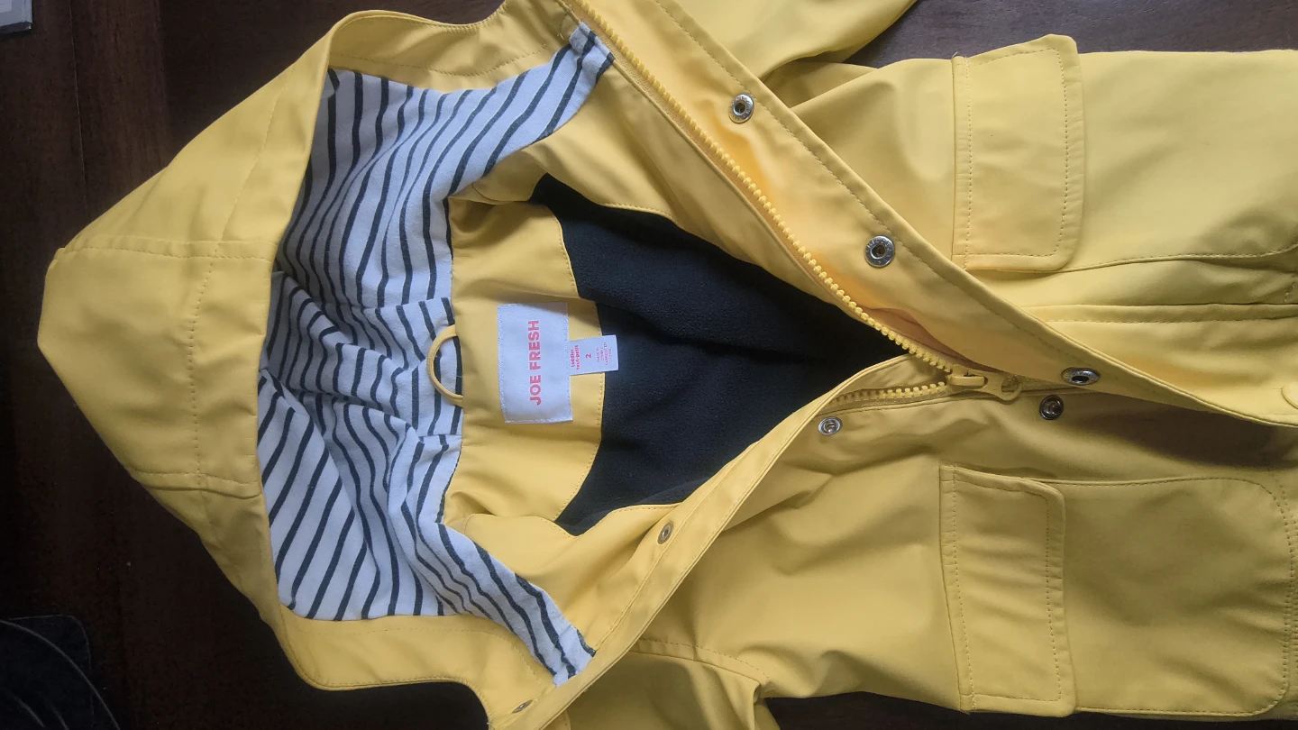 Joe Fresh Yellow Rain Jacket - photo 2