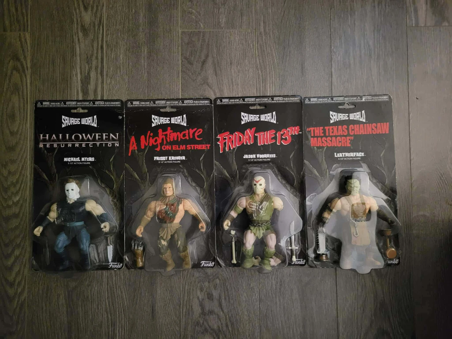 Savage World Horror Figures MichaelMyers,Freddy,JasonVoorhees