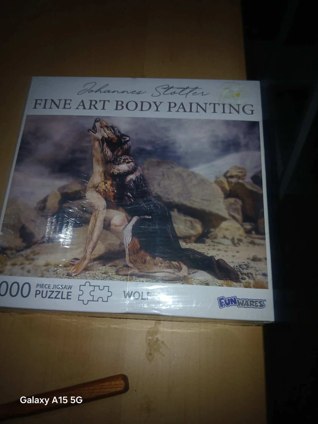 Body Painting Wolf 1000 Piece Jigsaw Puzzle