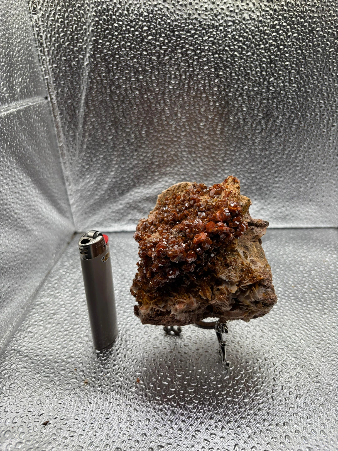 Vanadinite Crystal Specimen on Matrix - photo 4
