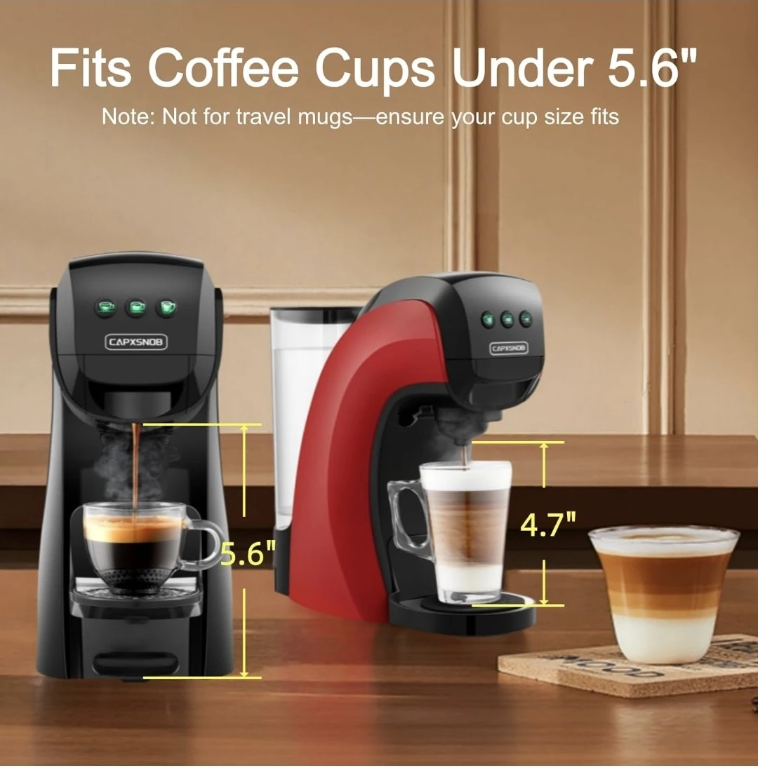 CAPXSNOW Coffee Maker - Compatible with K-Cup, NES, DG Capsules - photo 2