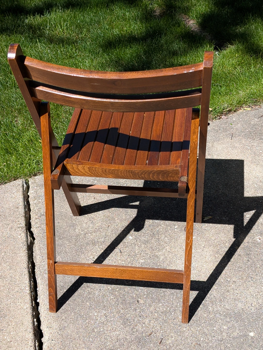Vintage Wooden Folding Chair - 60's - photo 3