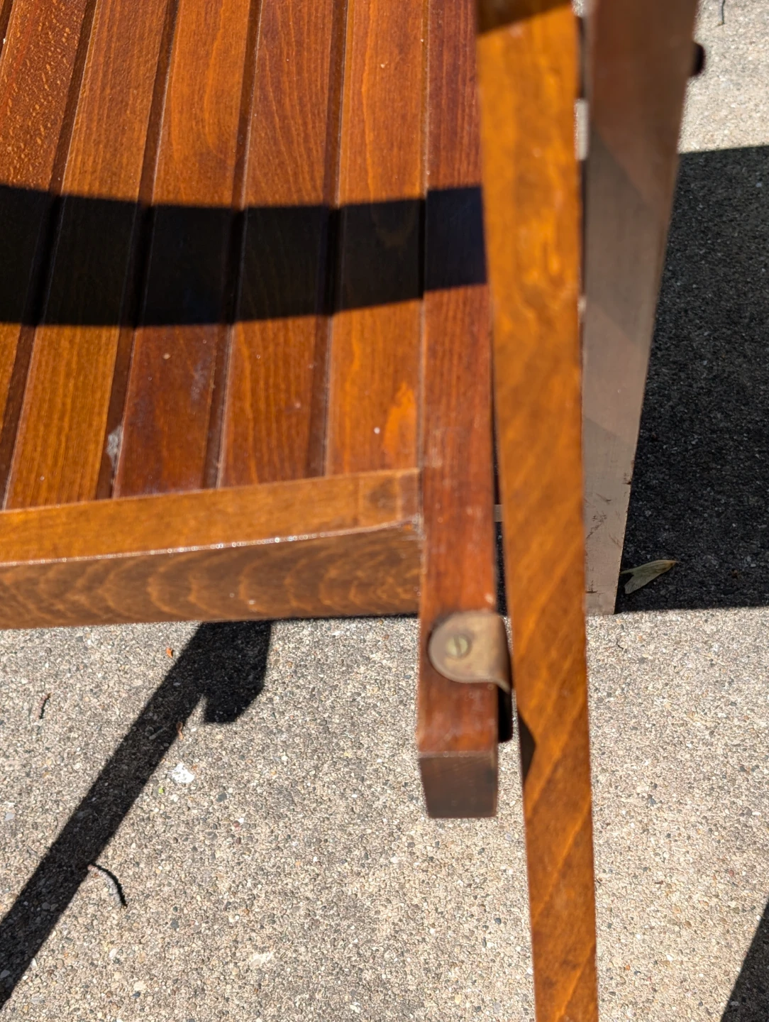 Vintage Wooden Folding Chair - 60's - photo 5