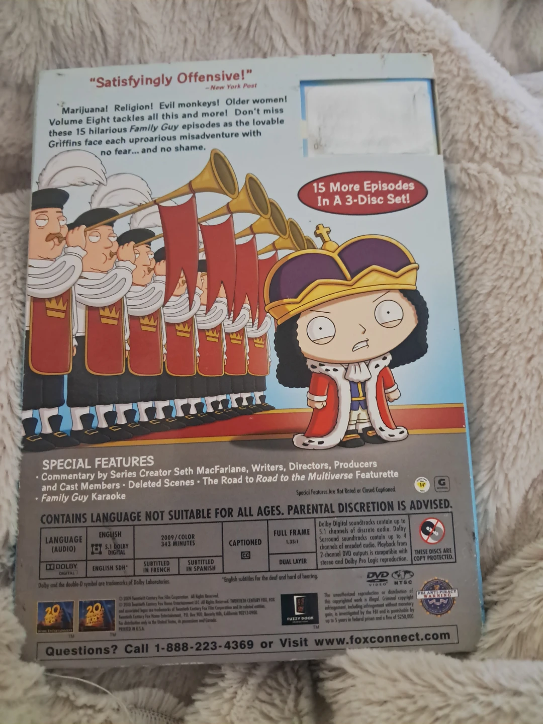 Family Guy Volume Eight DVD - photo 2