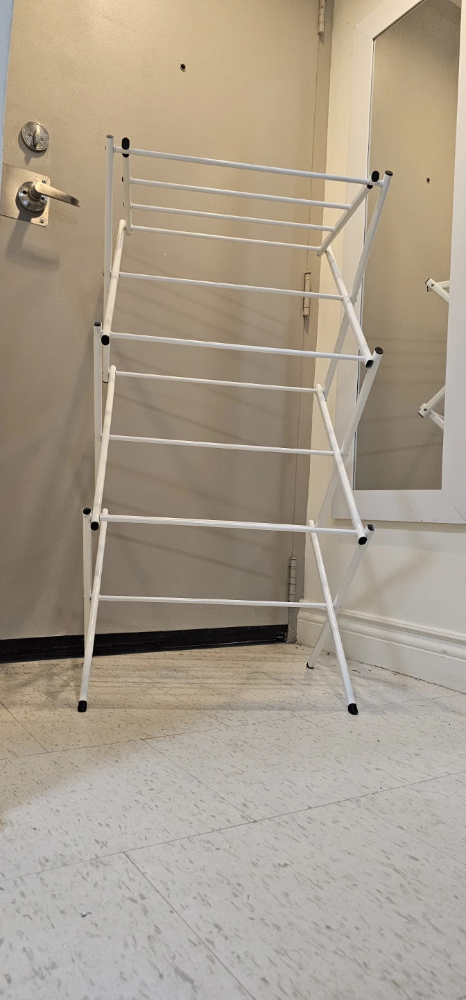 White Folding Drying Rack