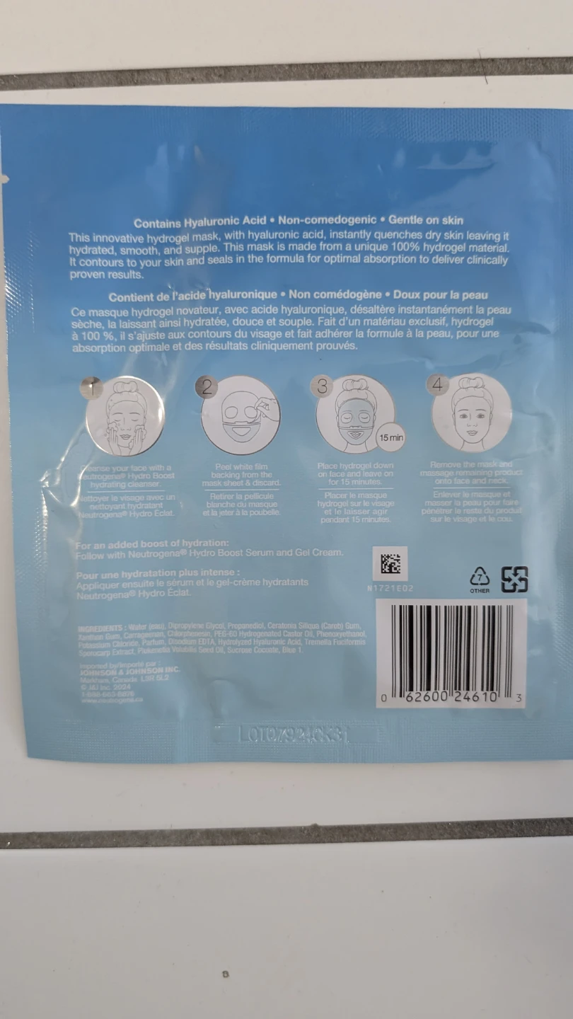 Neutrogena Hydro Boost Hydrating Hydrogel Mask - photo 2