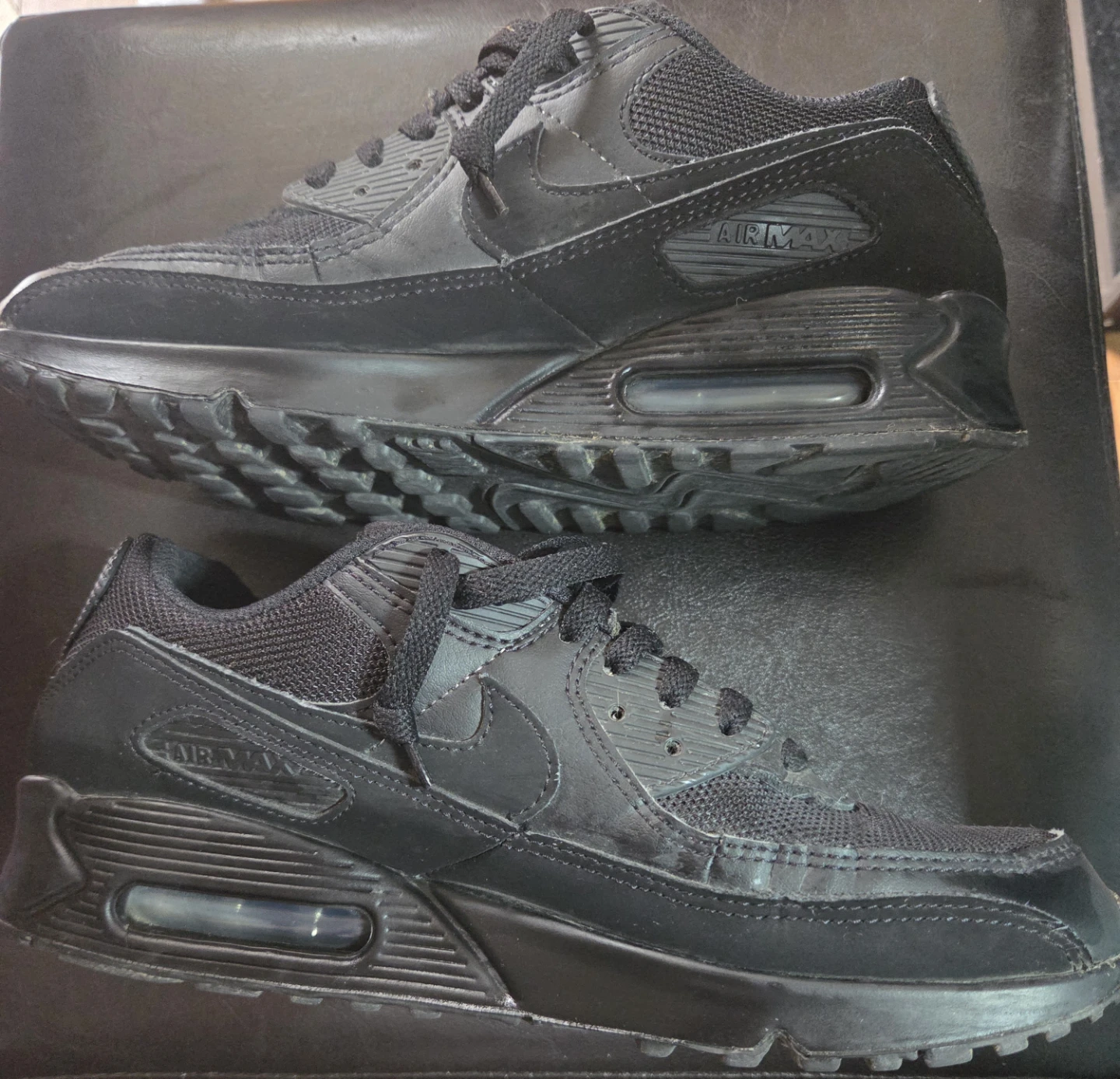 Nike Air Max 90 CN8490-003 Black Sneakers Men's US 9