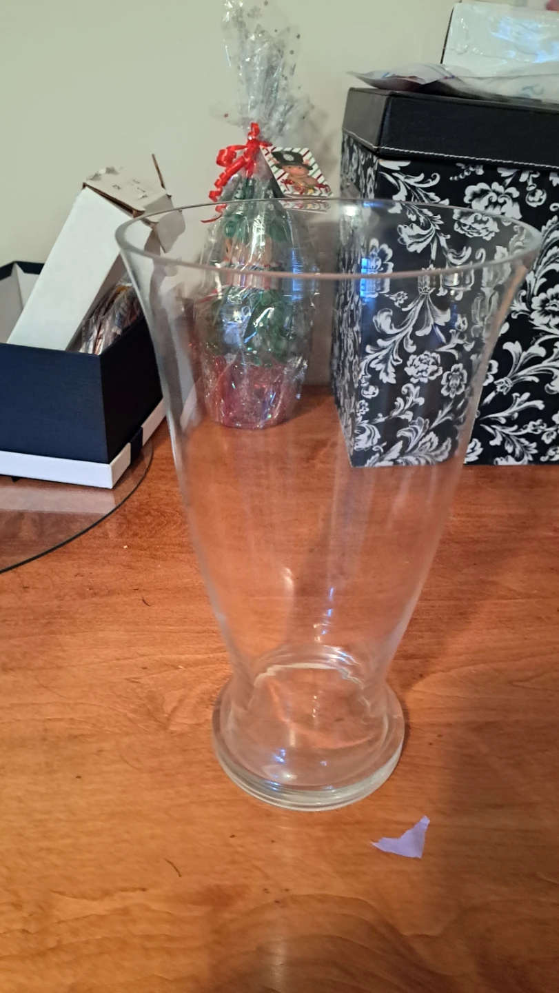 Clear Glass Vase