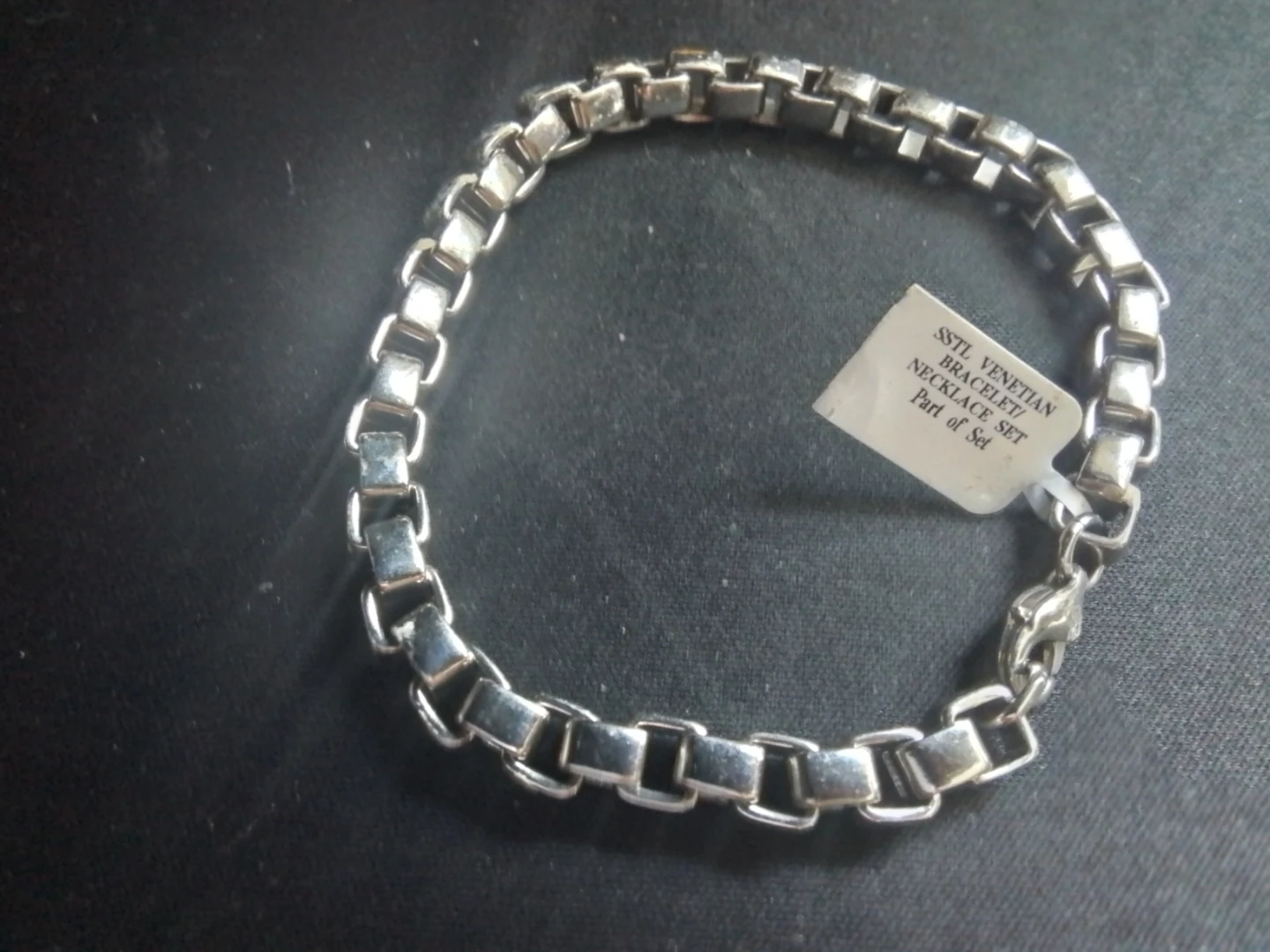 Stainless Steel Venetian Chain Bracelet - photo 3