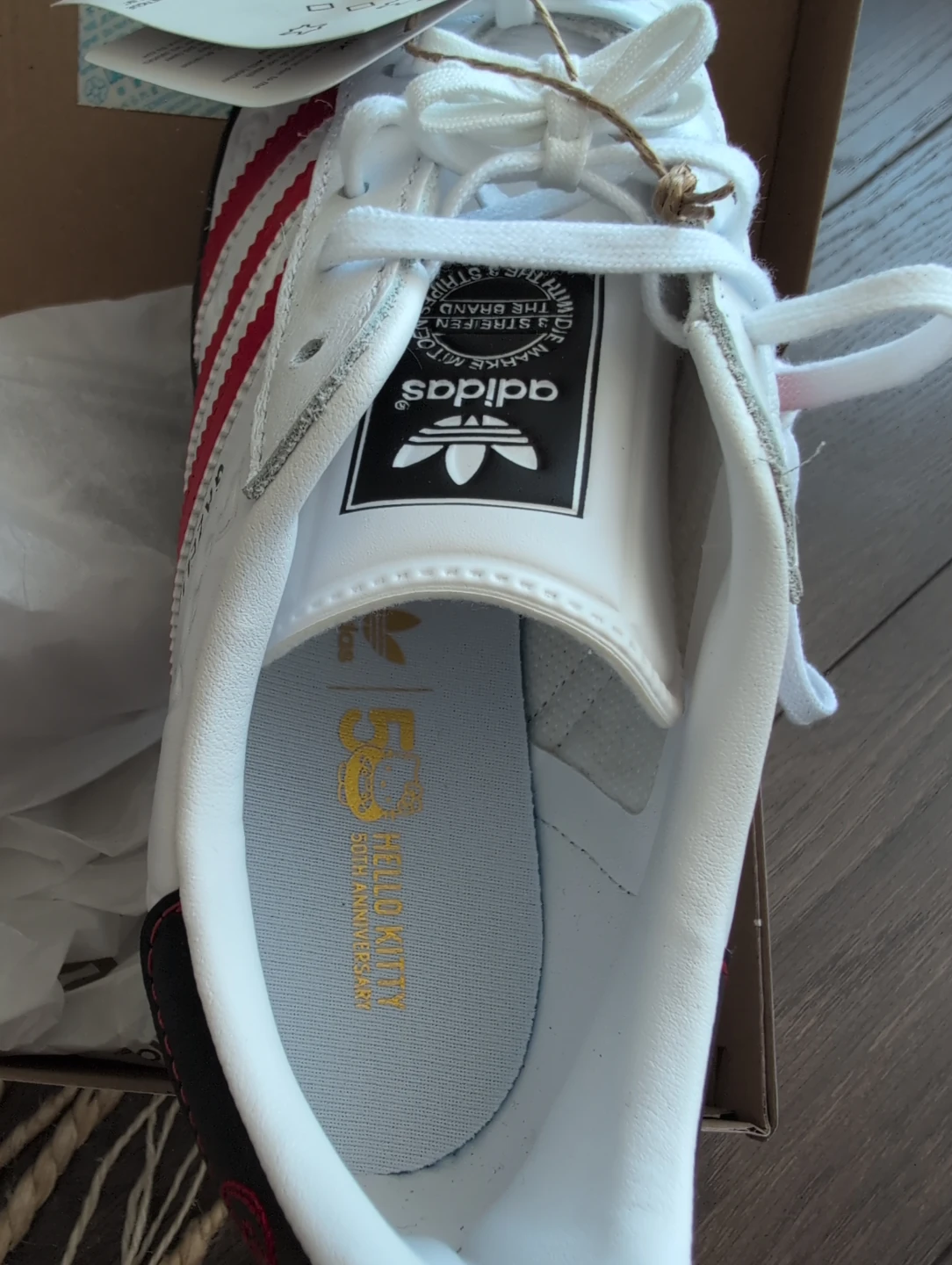 Adidas Gazelle J Hello Kitty 50th Anniversary Shoes - photo 5