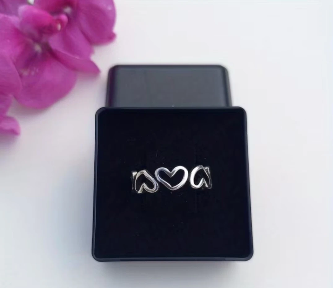 New Geometric Heart Ring - photo 4