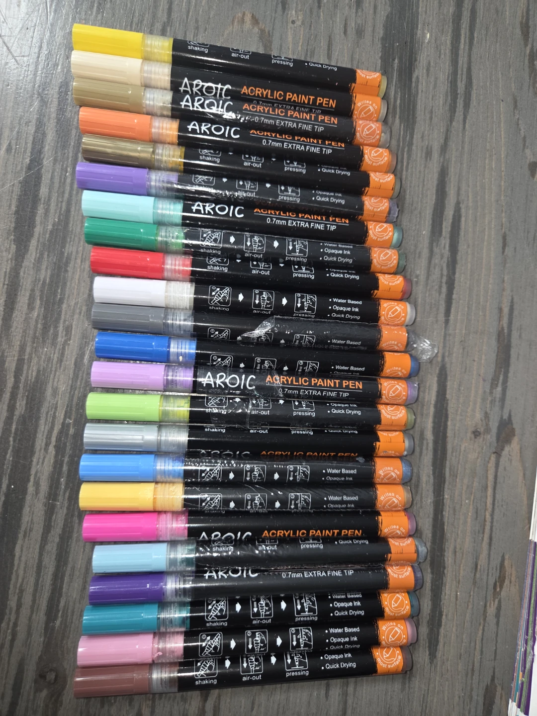 ARQIC Acrylic Paint Pens Set (23)
